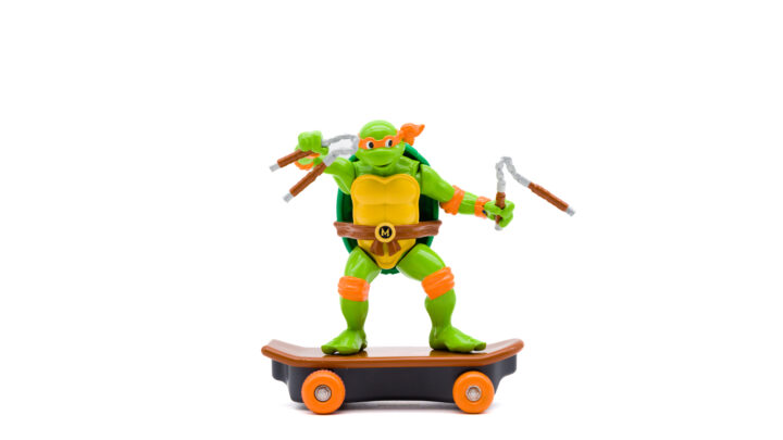 Mutantes e heróis: muitas aventuras e brinquedos das tartarugas ninja